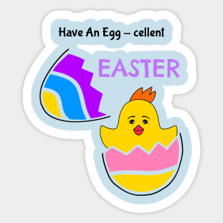 FUNNY Easter Egg - Funny Easter Quotes Sticker